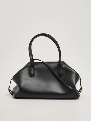 4. Tallia Trunk Damenhandtasche aus veganem Leder Tiefschwarz