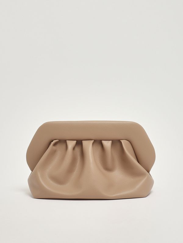 Pochette femme Bios en cuir vegan Naturel THEMOIRè