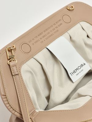 6. Pochette femme Bios en cuir vegan Naturel