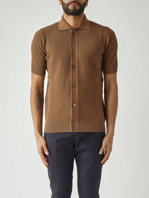 1. Camicia uomo in crêpe di cotone Biscotto