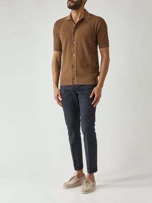 2. Camicia uomo in crêpe di cotone Biscotto