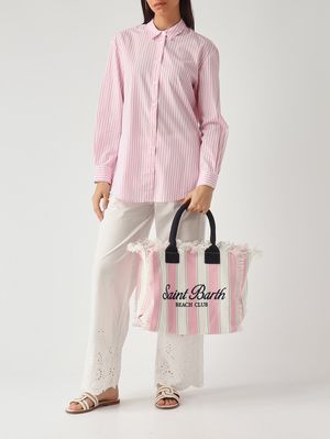 2. Damenbluse Brigitte aus Baumwolle Rosa