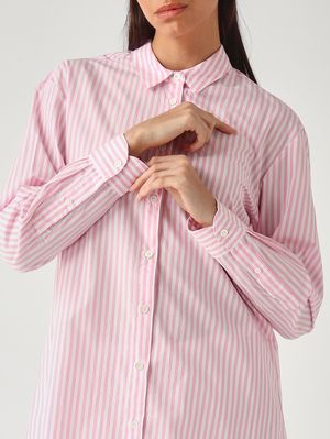 5. Damenbluse Brigitte aus Baumwolle Rosa