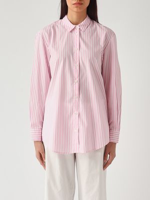 1. Damenbluse Brigitte aus Baumwolle Rosa