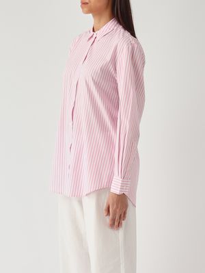 3. Damenbluse Brigitte aus Baumwolle Rosa