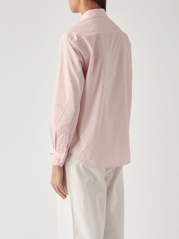 4. Camicia donna Meredith in cotone Rosa MC2 Saint Barth mdh001