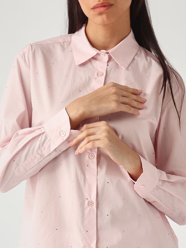 5. Camicia donna Meredith in cotone Rosa MC2 Saint Barth mdh001
