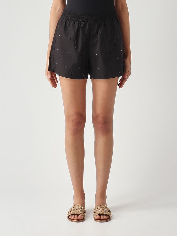 Short Meave en coton pour femme Noir MC2 Saint Barth