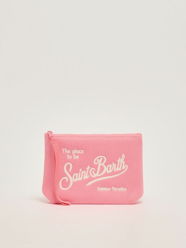 Aline-Pochette aus Denim Rosa MC2 Saint Barth