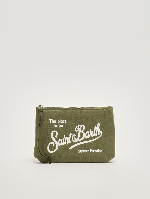 Aline-Pochette aus Denim Grün MC2 Saint Barth