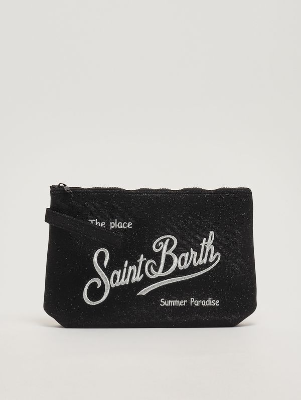 1. Pochette Aline L in scuba lurex Nero MC2 Saint Barth ali0018