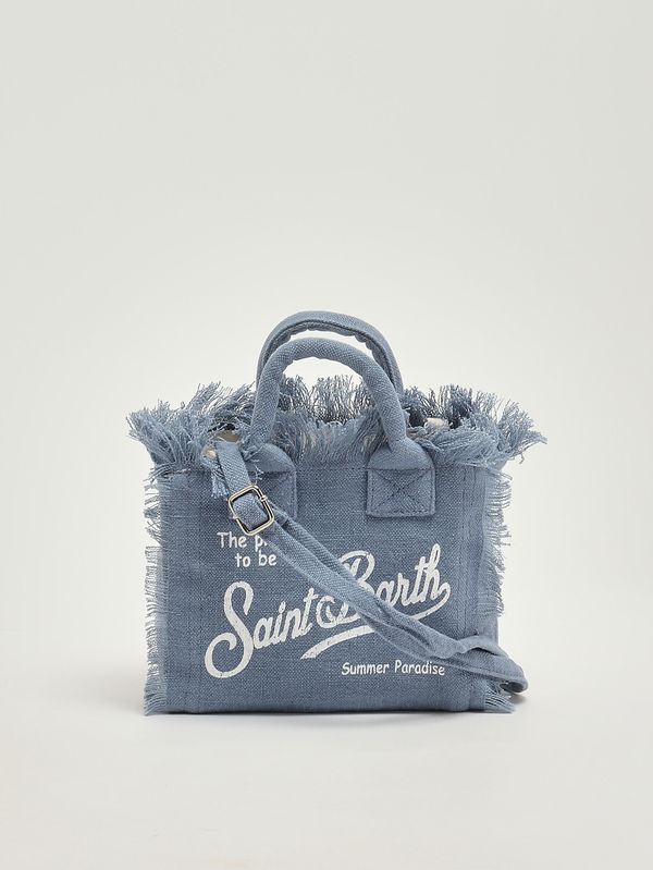 3. Vanity Mini Damentasche aus Leinen Leinen-Denim MC2 Saint Barth vami008