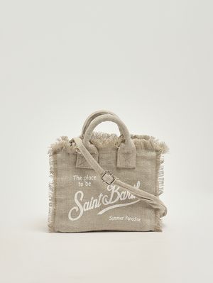 3. Women's Vanity Mini linen bag Linen 11 Beige