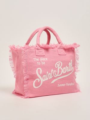 2. Vanity-Damentasche aus Leinen Rosa