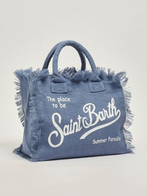 2. Vanity-Damentasche aus Leinen Denim