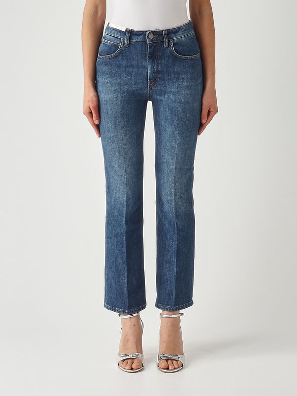 Jeans donna in cotone stretch Denim Blu PT Torino