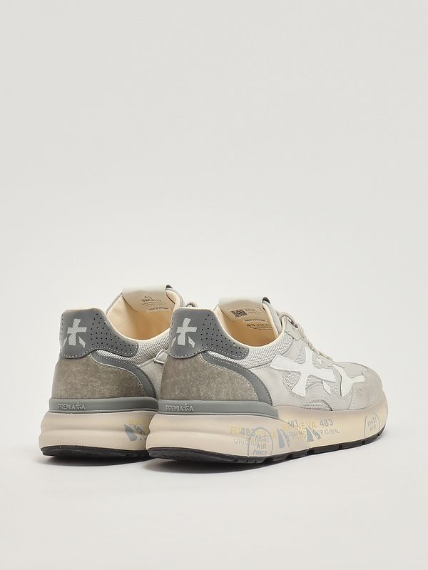 3. Herren-Sneaker Mick 8117 aus Leder und Funktionsgewebe Hellgrau Premiata mik08117