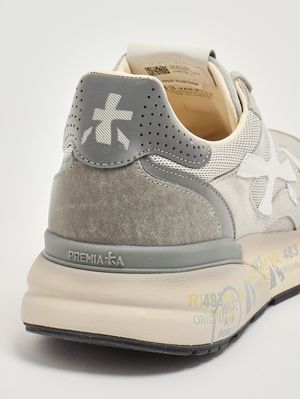 5. Herren-Sneaker Mick 8117 aus Leder und Funktionsgewebe Hellgrau