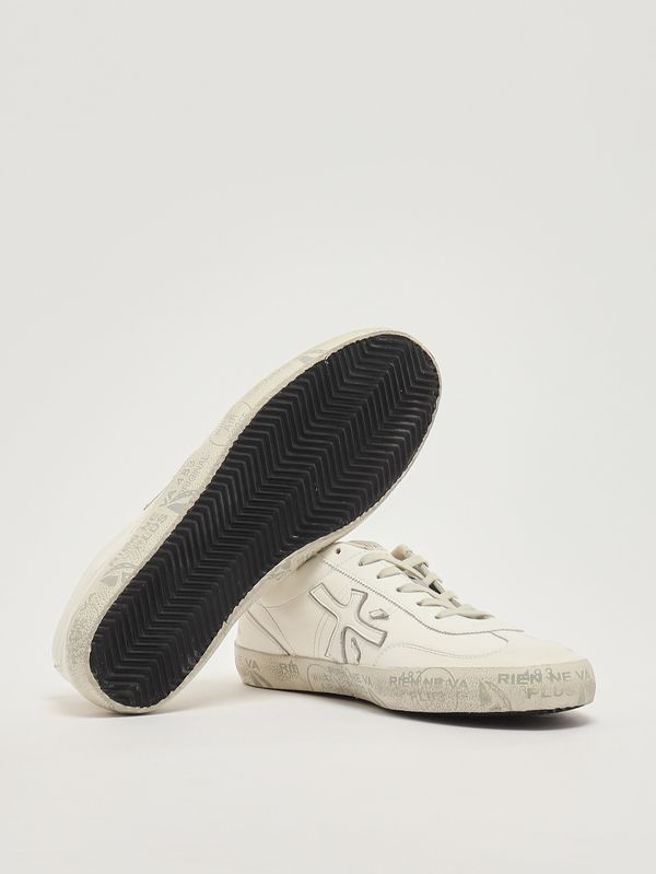 4. Herren-Sneaker David 8091 aus Leder Weiß Premiata dav08091