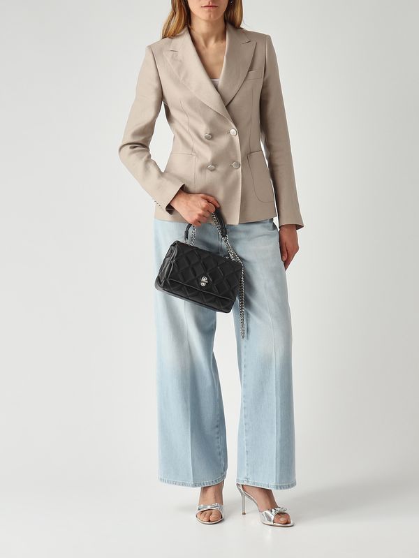 2. Blazer de lino J-Coral para mujer Tórtola Tagliatore jcoral1ek340021