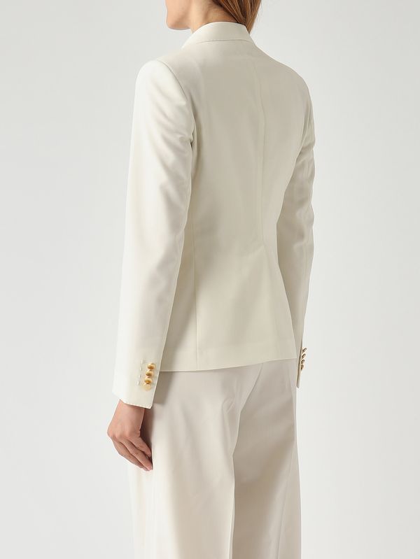 4. Damenblazer Alicya aus Stretch-Schurwollmischung Sahne Tagliatore jalicya10bpe150188