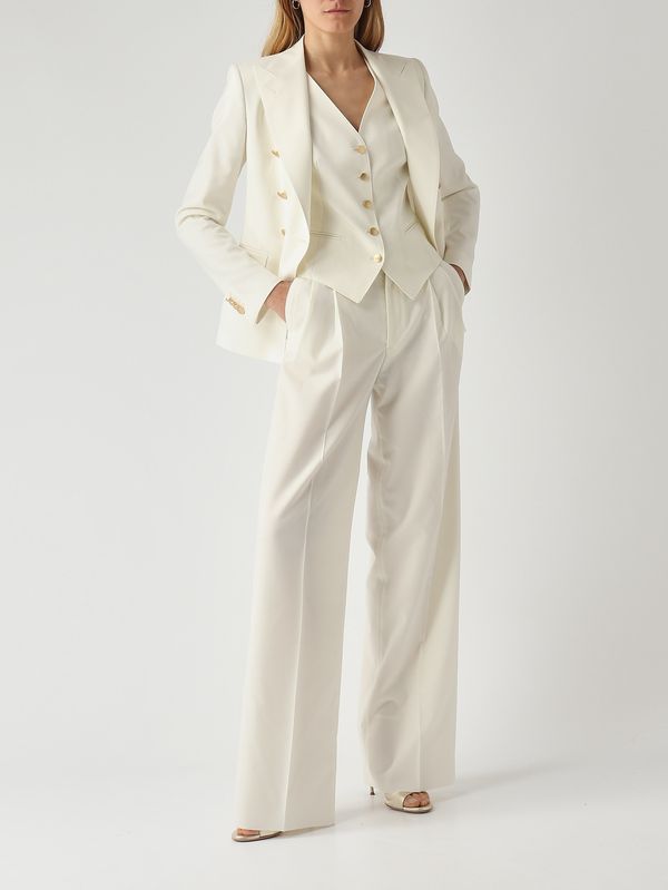 2. Damenblazer Alicya aus Stretch-Schurwollmischung Sahne Tagliatore jalicya10bpe150188