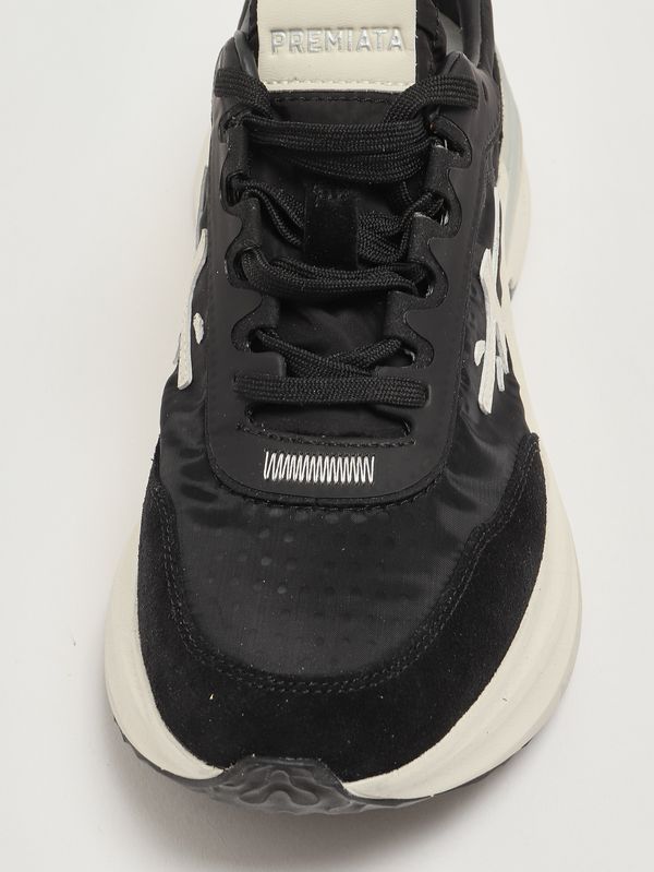 5. Hill 8241 women's sneakers in leather and nylon Black Premiata hill8241
