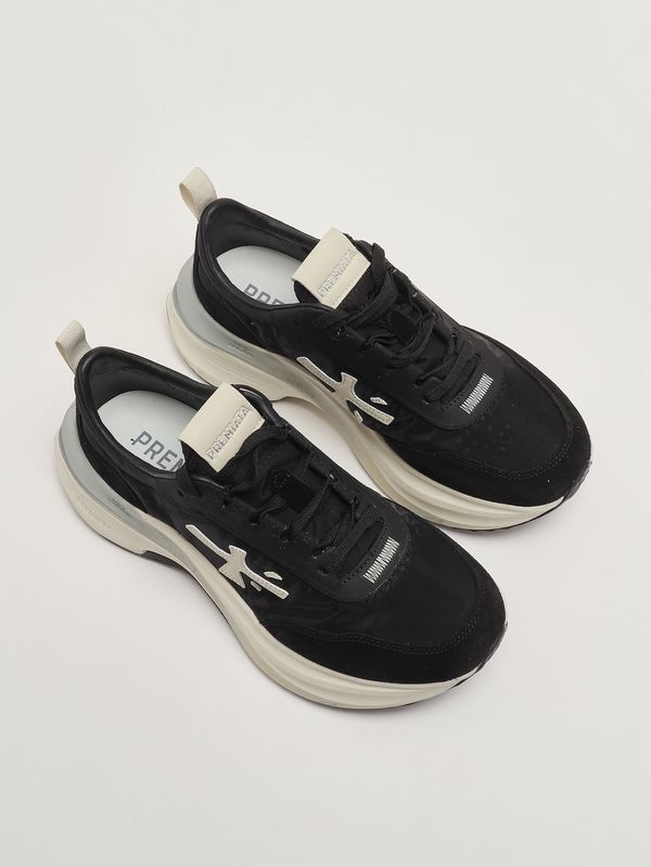 2. Hill 8241 women's sneakers in leather and nylon Black Premiata hill8241
