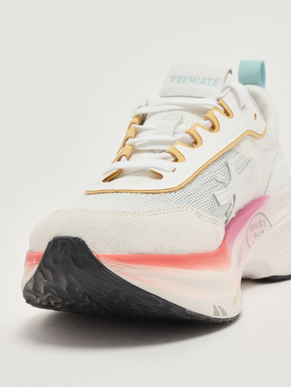 5. Damen-Sneaker Hill 8239 aus Leder und Mesh Weiß Premiata hill8239