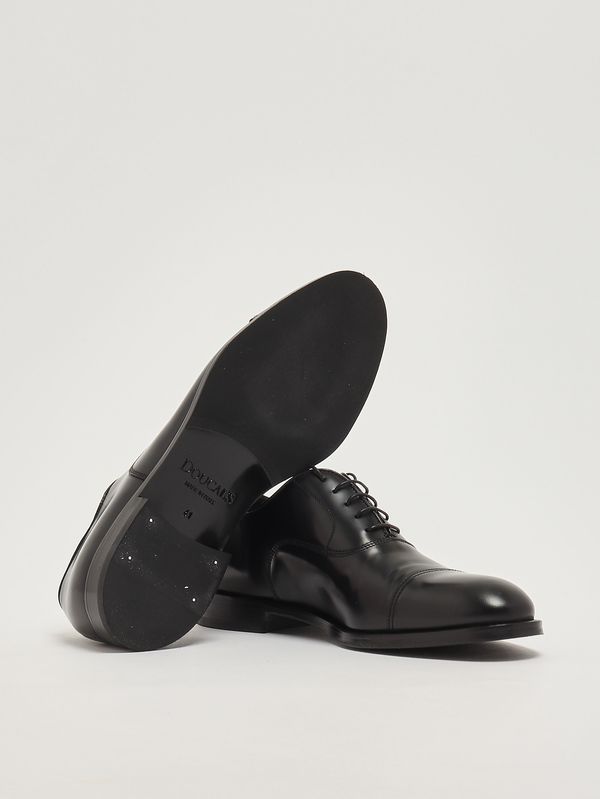 4. Stringata uomo Oxford in pelle spazzolata Nero Doucal's du1002monzuf269