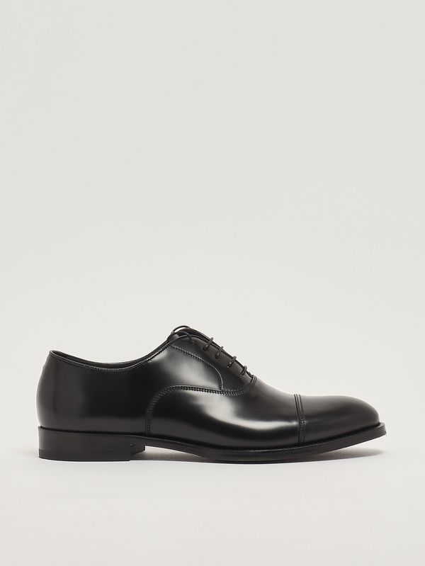1. Stringata uomo Oxford in pelle spazzolata Nero Doucal's du1002monzuf269