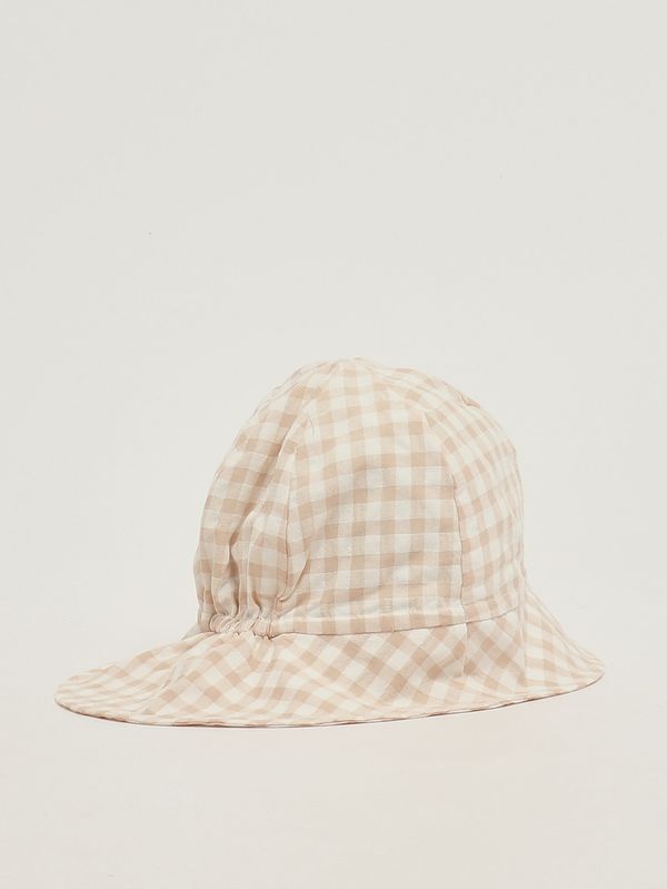 2. Gorro para recién nacida de mezcla de algodón Blanco-Nude 1+ in the family egas