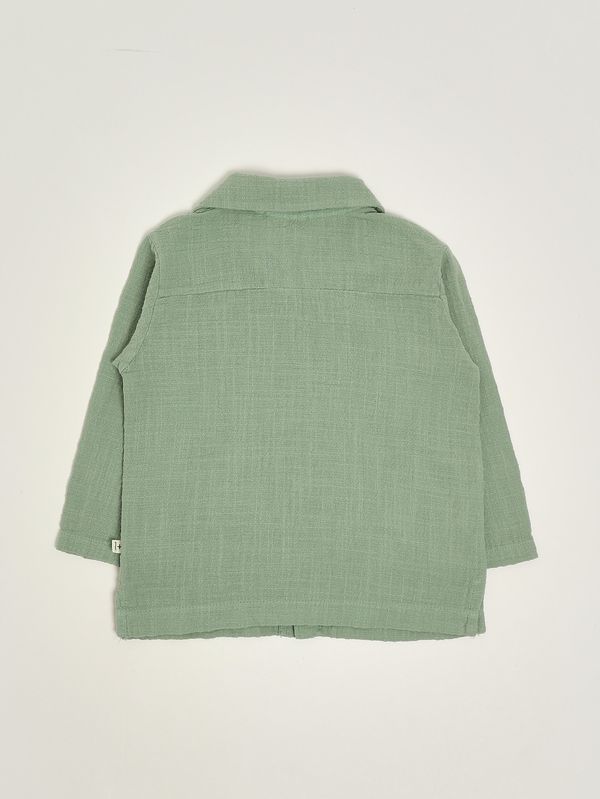 2. Camicia neonato in cotone Verde 1+ in the family jafre