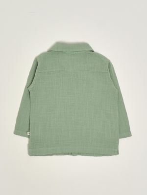 2. Camicia neonato in cotone Verde