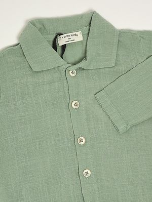 3. Camicia neonato in cotone Verde