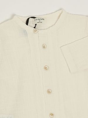 3. Camicia neonato in cotone Latte