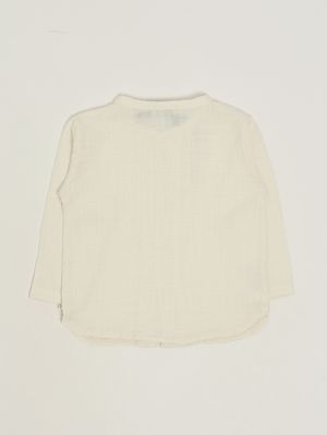 2. Camicia neonato in cotone Latte