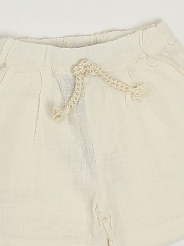 3. Pantaloncino neonato in cotone Latte 1+ in the family verges