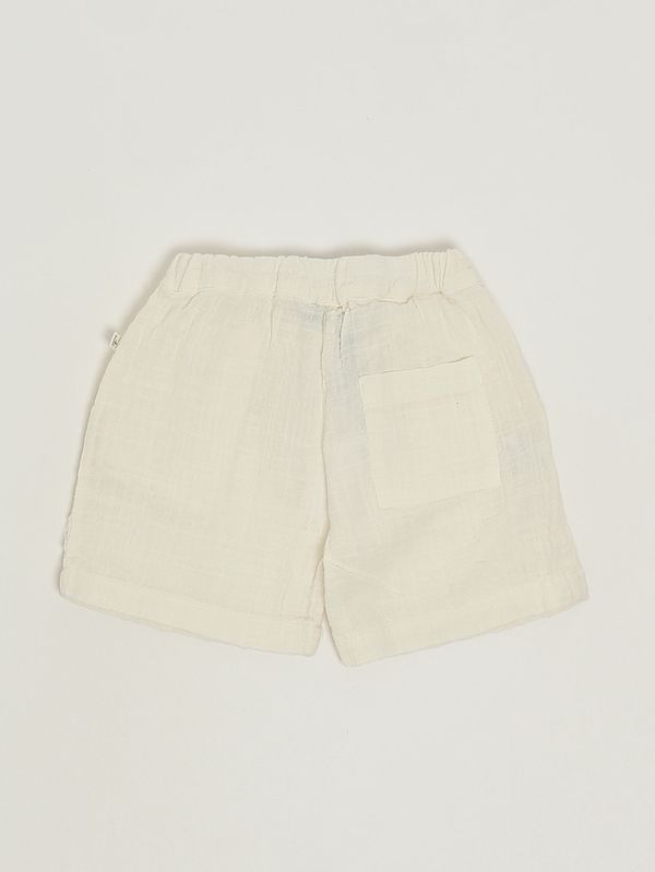 2. Pantaloncino neonato in cotone Latte 1+ in the family verges