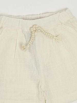 3. Pantaloncino neonato in cotone Latte