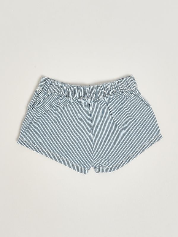 2. Pantaloncino neonata in cotone Bianco-Azzurro 1+ in the family deia