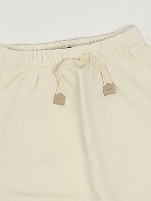 3. Pantalone neonato in misto cotone Ecrù
