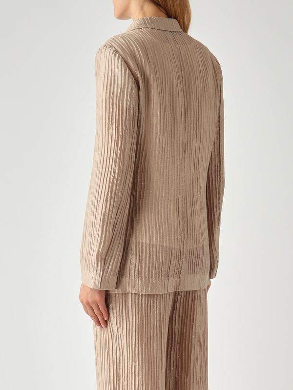 4. Blazer de mujer en tejido lurex. Arena Emporio Armani ew003445af20830