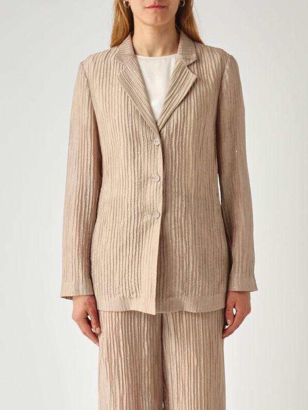 1. Blazer de mujer en tejido lurex. Arena Emporio Armani ew003445af20830