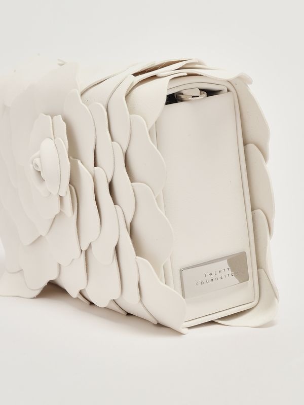 5. Bolso de mujer Caleta de piel sintética Blanco Twentyfourhaitch 0004962p