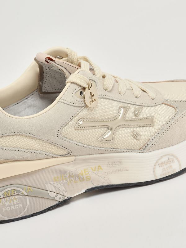 5. Moerund 8080 Damen-Sneaker aus Leder Weiß Premiata moerund8080