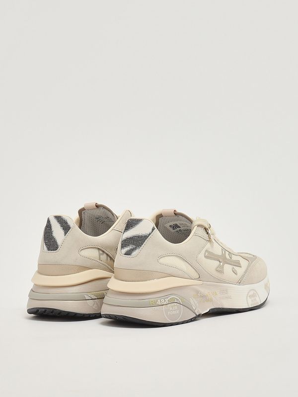 3. Moerund 8080 Damen-Sneaker aus Leder Weiß Premiata moerund8080