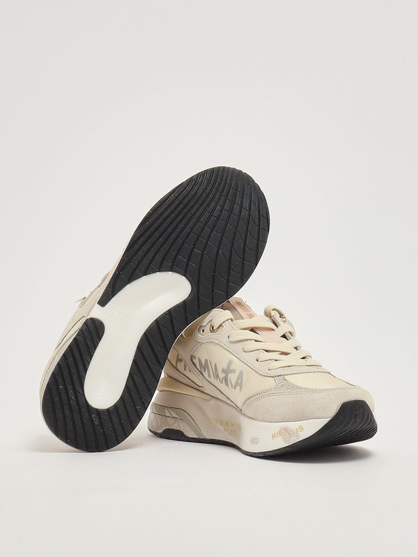 4. Moerund 8080 Damen-Sneaker aus Leder Weiß Premiata moerund8080