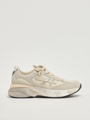 1. Moerund 8080 Damen-Sneaker aus Leder Weiß