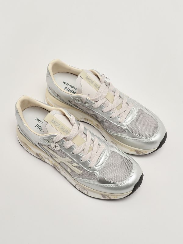 2. Moerund 8084 women's leather sneakers Silver Premiata moerund8084